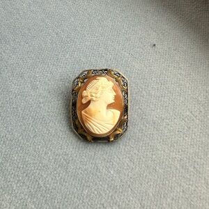 antique cameo brooch